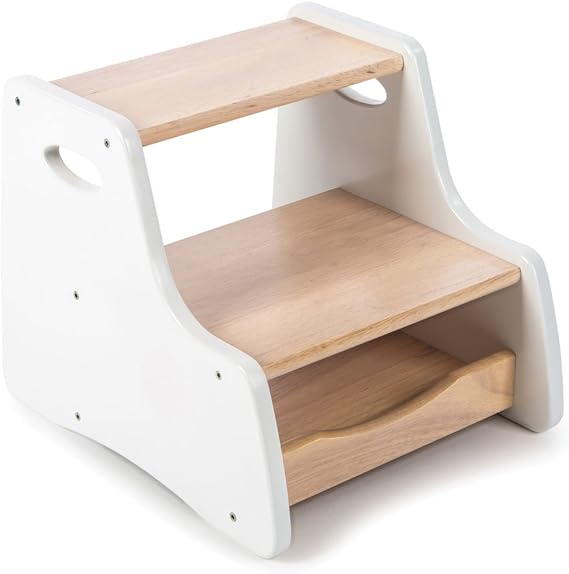 Tidlo Wooden White Step Stool Amazon.co.uk Toys & Games