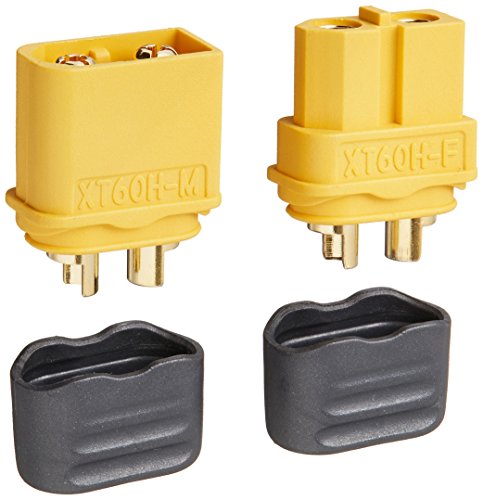 Amass XT60+ Male and Female Connector Plug Set for Battery, ESC, and Charge Lead 5 Pairs
