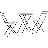 Amazon.de: Nexos Rattan Set 4tlg mit Glastisch grün Garnitur