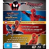 Spider-man - 8 MOVIE PACK Collection Box Set Blu-ray Into The Spider-Verse Far From Home Homecoming Amazing Spider-man 1 & 2 Spider-man 1 2 & 3