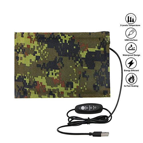 Reptile Tank Heating Pad - USB Reptile Under Tank Heat Mat Waterproof Terrarium Heater Reptile Heated Pad for Lizard, Gecko, Bearded Dragon, Chameleon, Corn Snake, Spider, Hermit Crab - Thumbnail 6