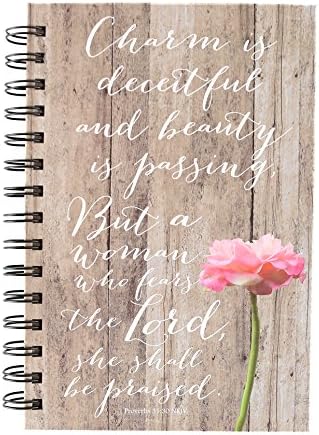 SoulScripts Proverbs 31, Spiral-Bound Hardcover, Distressed Plank, 5 1/4 x 8 inches, 180 pages