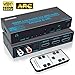 HDMI Switch 3 in 1 out, Koopman 4K@60Hz HDMI 2.0 Switcher Audio Extractor Splitter with Remote, Optical SPDIF, Analog RCA Stereo Audio Converter, Support ARC HDCP2.2, 3D, Dolby TrueHD/DTS Audio