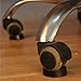 Cosmos 4 Pcs Rubber Furniture Caster Cups, Furniture Coaster Round Cup for Furniture Wheel, Sofa/Bed/Chair Feet, Protect Floor & Prevent Scratches