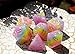 Polyhedral DND Dice Set RPG Rainbow Candy Dice for Dungeons and Dragons(D&D) Role Playing Game,MTG,Pathfinder,Table Game 7-Die Dice Set