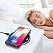 Wireless Charger, Fresh air Wireless Charging Pad Compatible with iPhone 8 Plus/8/X/XS/XS Max, 10W Fast Charger Compatible with Samsung Galaxy S9/S9 Plus/S8 Plus/Note 8/S7, 5W All Qi-Enabled Devices