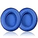 ITIS Replacement Earpad Cushions for Beats Studio 2.0 Wired/Wireless,Sutdio 3.0 Over-Ear Headphones (Not for Solo or Studio 1st Gen Headphones) with ITIS Cable Clip (Blue)