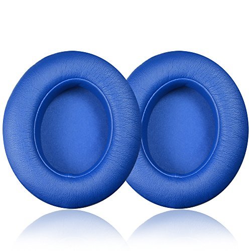 ITIS Replacement Earpad Cushions for Beats Studio 2.0 Wired/Wireless,Sutdio 3.0 Over-Ear Headphones (Not for Solo or Studio 1st Gen Headphones) with ITIS Cable Clip (Blue) - Thumbnail 6