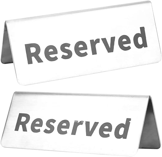 Letrero de escritorio, letrero de escritorio de acero inoxidable