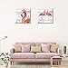 K-Road Flamingo Canvas Wall Art Painting Animal Picture Frame Bathroom Poster Vintage Room Decor 12