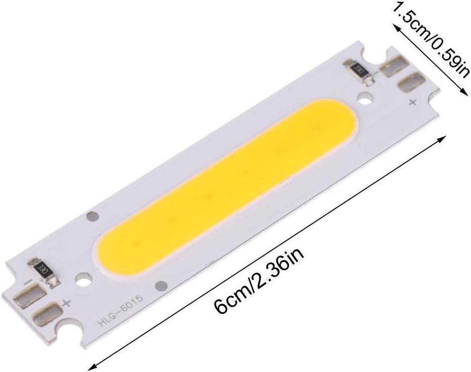 eecoo COB LED Strip Light 2W, Lamp Chip Harmless for Skin and Eyes, 1000LM Luminous Surface Super Bright for Exhibition Lighting DC 12V (Warm White) - Image 4