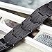 Flongo Men's Vintage Stainless Steel Black Cross Black English Bible Lords Prayer Link Wrist Bracelet, 8.3 inch