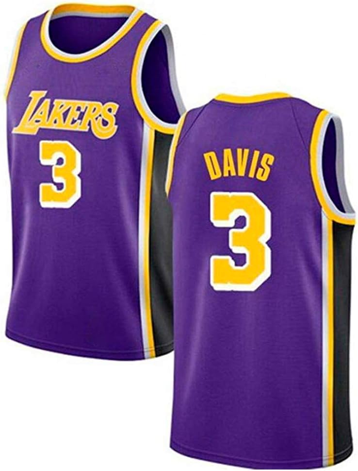 Ccl Men S Basketball Jerseys Nba Lakers 3 Anthony Davis Embroidered Mesh Swingman Shirt Blue Xxl 190cm 95 110kg Amazon Co Uk Kitchen Home