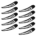 Hotop 50 Pack Snap Hair Clips Hair Barrettes for Women, 50 mm (Black)