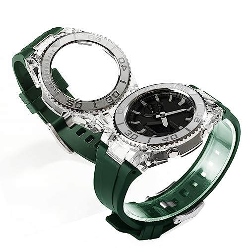 Neuupesen GA2100 Transparent Case with Metal Bezel