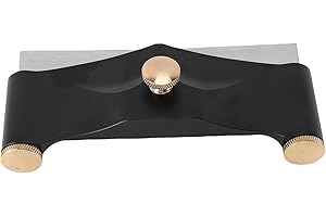 Marhynchus Aluminum Alloy Scraper Holder, Wood Card Scraper Tool with Locking Cone Screw for Woodworking, Durable and Stable