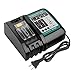 Energup Compatible with Makita DC18RC Li-Ion Battery Charger with LED Screen for 14.4V-18V Lithium ion Battery BL1815 BL1830 BL1840 BL1850 BL1430 BL1440 BL1450