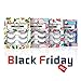 JIMIRE False Eyelashes Demi Lashes Multipack - Natural Wispies Dramatic Glam Eyelashes 4 Packs