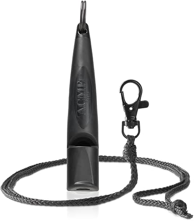ACME Alpha Dog Whistle 211.5 Matte Black Long Range Call Standard Frequency