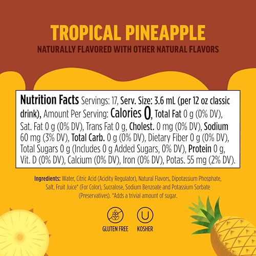 NINJA THIRSTI FLAVORED WATER DROPS, FRUITI CHILL VARIETY PACK, BOLD FRUIT FLAVOR, SPARKLING OR STILL CALORIES, ZERO SUGAR, MAKES 17, 12OZ DRINKS, 3 PACK, WCFV2
