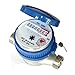 Awakingdemi Water Fow Meter, 15mm 1/2 inch Cold Water Meter Read of Cubic Meters for Garden & Home Using with Free Fittings
