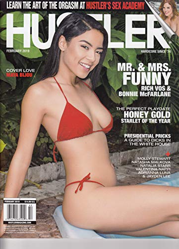 HUSTLER Adult Magazine February 2019 Maya Bijou