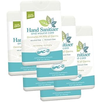 Amazon.com : Antibacterial Travel Hand Sanitizer Spray