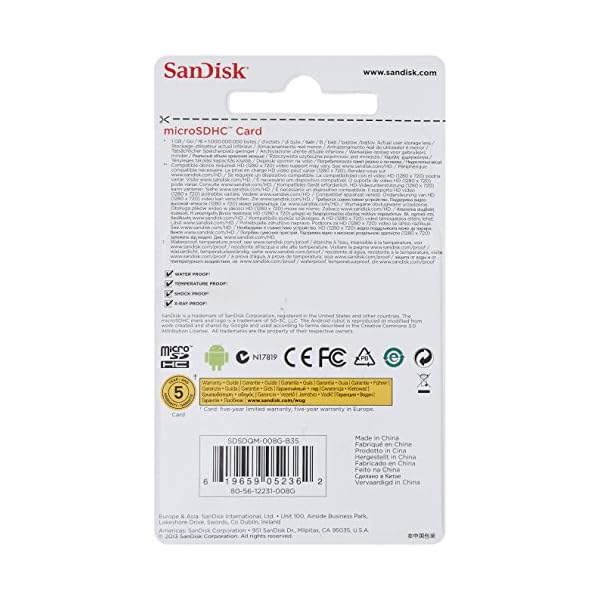 SanDisk Micro SDHC 8GB Class 4 Speicherkarte – Bild 3