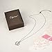 Caperci Sterling Silver Christmas Jewelry Gifts MOM Heart Necklace for Mom, 18''