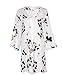 Wander Agio Bikini Coverup Swimsuit Bohemia Sunscreen Beach Cover Up For Women Black Leaf