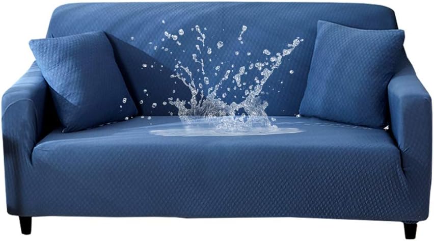 HOTNIU Wasserdichtes Stretch Sofa Schonbezug - 1-Piece Dehnbarer Stoff