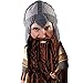 Beard Head Barbarian Dwarf Warrior - Original Handmade Knit Helmet and Removable Beard