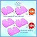 Orthopedic Memory Foam Seat Cushion - Ergonomic Hemorrhoid Coccyx Pillow - Office Chair Cushion for Back Tailbone Pain Sciatica Relief for car desk computer wheelchair pregnancy Non-Slip Bottom Black