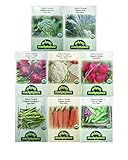 Premium Winter Vegetable Seeds Collection.Certified Organic Non-GMO Heirloom Seeds USDA Lab Tested. Broccoli, Beet, Carrot, Cauliflower, Fava Bean, Kale, Pea, Radish. Gardener & Chef Favorites!