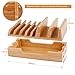 Charging Station, Levin Eco-Friendly Bamboo Charging Station Rack & Docking Organizer for Multiple Devices Such As Smartphones & Tablets