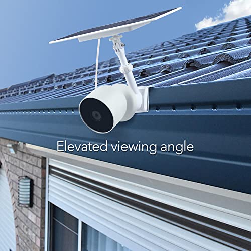 Wasserstein 2in1 Gutter Mount for Google Nest Cam (Battery) and