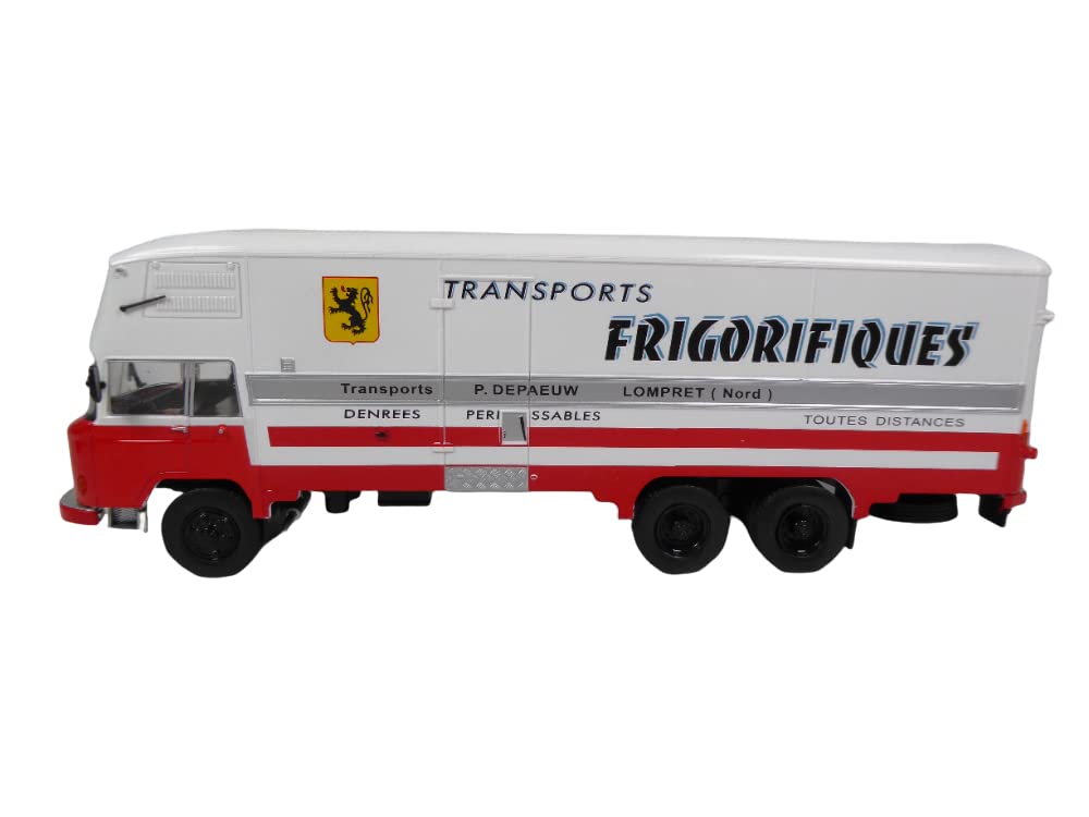 OPO 10 - Truck 1:43 compatible with Berliet GPRK10 refrigerated van Carrosserie Chéreau 1960 - BER28