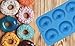 2-Pack Donut Baking Pan, Silicone, Non-Stick Mold, Bake Full Size Perfect Shaped