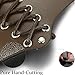LOLIAS 2 Pcs Leather Gauntlet for Men Women Wristband Wide Bracer Arm Armor Cuff Black Brown