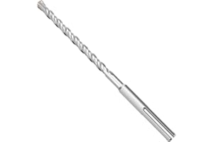 GRIXLEN 3/8 in x 10.2 in (10 x 260mm) SDS Plus Rotary Hammer Drill Bit, Concrete Drill Bit,Masonry Drill Bit for Concrete, Brick and Cement (Length : 260mm / 10.2 inch, Diameter :3/8 inch （ 10mm)