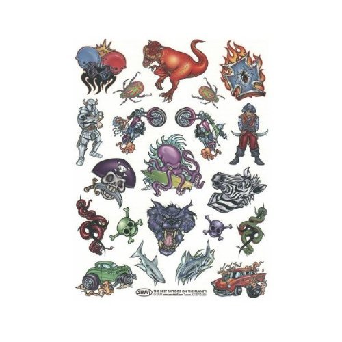 Tattoo Mania '12, Over 50 Temporary Tattoos