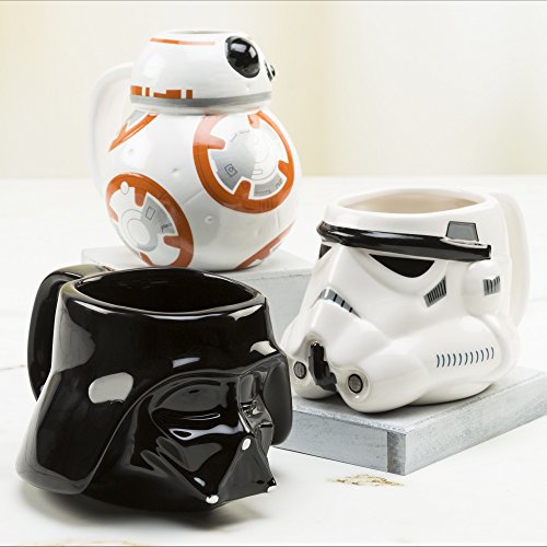Zak Designs SWRD8517 Zak Designs Coffee Mugs, Sculpted, Star Wars