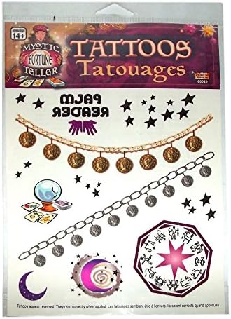 Mystic Fortune Teller Tattoos (Pack of 12)