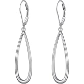 S925 Sterling Silver Vertical Drop Dangle Earrings Gift for Women Teenage