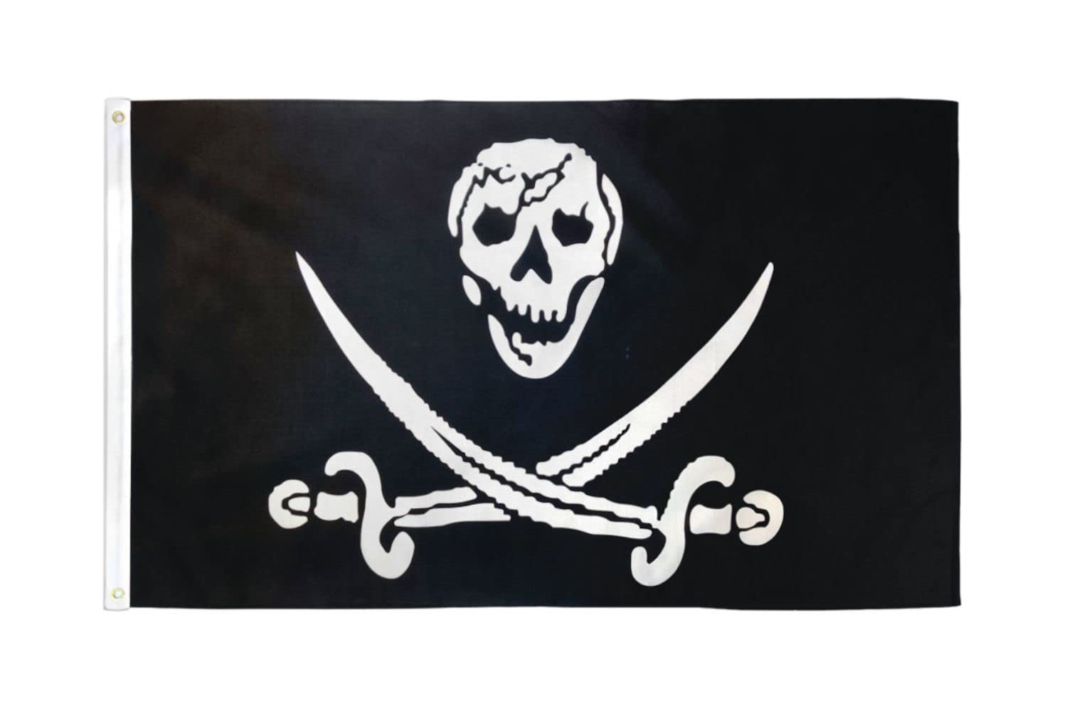AZ FLAG - Skull And Two Swords Flag - 3x5 Ft - 100D Polyester Pirate Banner with Two Metal Grommets - Fade Resistant - Vivid Colors - 3' x 5' Feet - 150x90 Cm