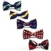 Fter Adjustable Boys Bow Ties 5 Pack Holiday Party Dress up Toddler Bowties (TYPE A)