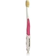MOUTHWATCHERS Soft Flossing Toothbrushes for Kids, Pink, Ultra Clean Manual Toothbrush for Sensitive Teeth & Gums, by Dr. Plotka