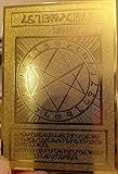 Yugioh Japanese The Seal of Orichalcos Custom Made Golden Metal Card