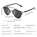 Joopin® Fashion Polarized Sunglasses Alloy Frame Sunglass Women Brand Sun Glasses (Silver, Simple package)