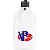 VP Racing 5.5 Gallon Motorsport Racing Liquid Container Utility Jug Can with Contoured Handle, Multipurpose Cap and Rubber Gaskets, White